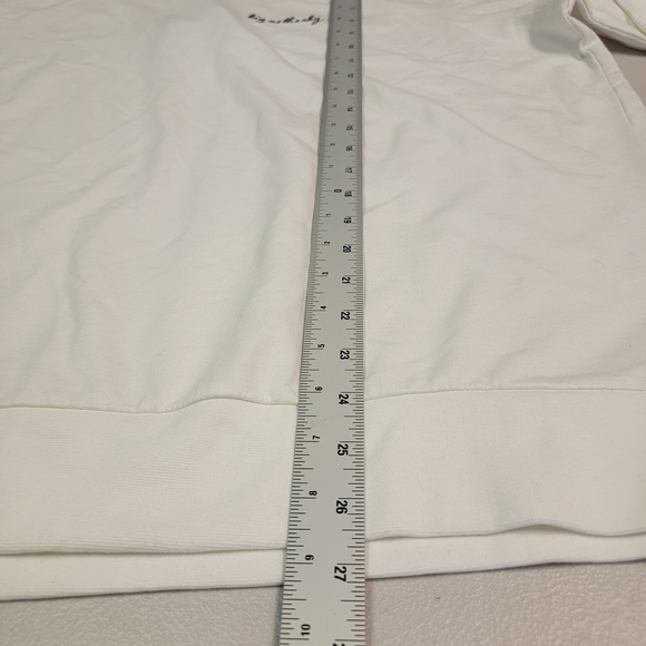 Lacey Chabert Collection Big As The Sky Sweater Plus Size 3X White Pullover - Picture 6 of 7